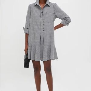 Tuckernuck Monochrome Gingham Mini Dress